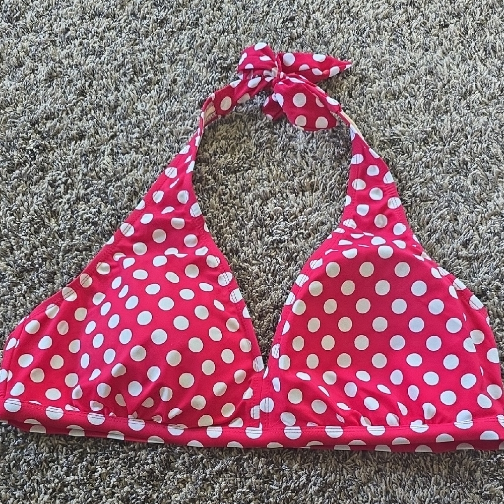Swimsuits For All Red and White Polka Dot Bikini